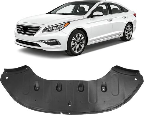 درع سبلاش المحرك متوافق مع 2015-2017 Hyundai Sonata بديل لـ HY1228184 29110C2000 بلاستيك (PE) أسود in Kuwait