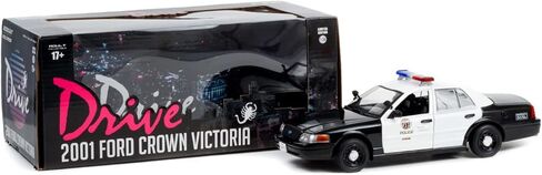 GreenLight 1:24 Drive (2011) - 2001 Ford Crown Victoria Police Interceptor - قسم شرطة لوس أنجلوس (LAPD) 84143 [الشحن من كندا] in Kuwait