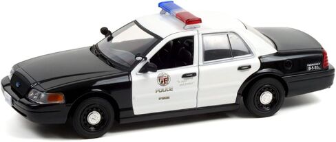 GreenLight 1:24 Drive (2011) - 2001 Ford Crown Victoria Police Interceptor - قسم شرطة لوس أنجلوس (LAPD) 84143 [الشحن من كندا] in Kuwait