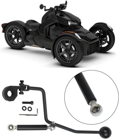 Shift Assembly Forward Reverse Shift Kit for Bombardier for Can-Am Ryker 600 900, Forward Reverse Replacement Kit, Iron + Aluminum Construction, Black in Kuwait