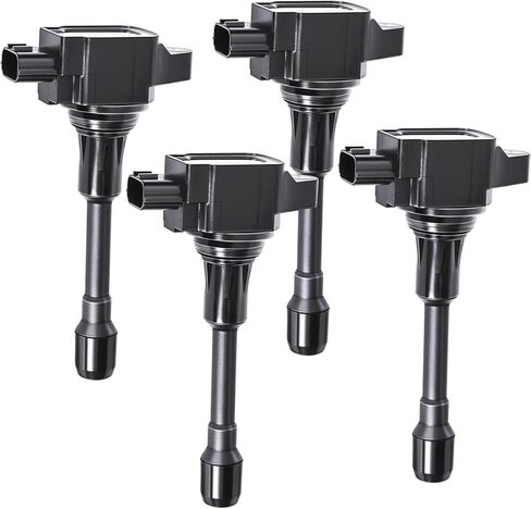 Ignition Coil Pack Compatible with 2007 2008 2009 2010 2011 2012 Compatible with Nissan Altima Versa Sentra Cube Rogue Frontier 2013 2014 2015 Infiniti M56 FX50 QX60 QX70 2.5L 2.0L 1.8L Replace UF549 in Kuwait