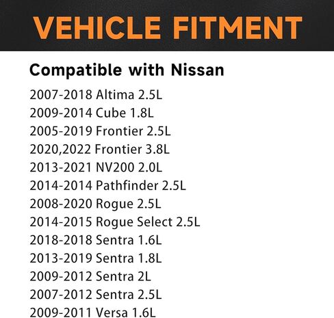 Ignition Coil Pack Compatible with 2007 2008 2009 2010 2011 2012 Compatible with Nissan Altima Versa Sentra Cube Rogue Frontier 2013 2014 2015 Infiniti M56 FX50 QX60 QX70 2.5L 2.0L 1.8L Replace UF549 in Kuwait