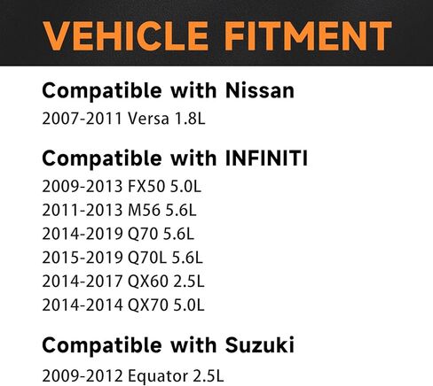 Ignition Coil Pack Compatible with 2007 2008 2009 2010 2011 2012 Compatible with Nissan Altima Versa Sentra Cube Rogue Frontier 2013 2014 2015 Infiniti M56 FX50 QX60 QX70 2.5L 2.0L 1.8L Replace UF549 in Kuwait