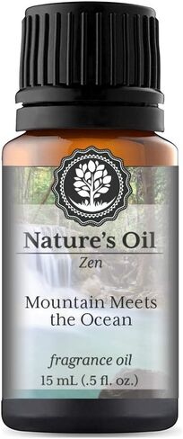 زيت عطري Mountain Meets The Ocean (15 مل) لموزعات الروائح، وصناعة الصابون، والشموع، واللوشن، والروائح المنزلية، ورذاذ الكتان، وقنابل الاستحمام، والسلايم in Kuwait