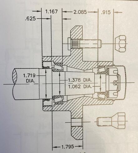 RIGID HITCH INCORPORATED Pre-Greased Trailer Hub Kit (RHI-H-1000-PG-PR) 5 Bolt on 4-1/2 Inch Circle with 1-3/8" & 1-1/16" I.D. Bearings - One Pair in Kuwait