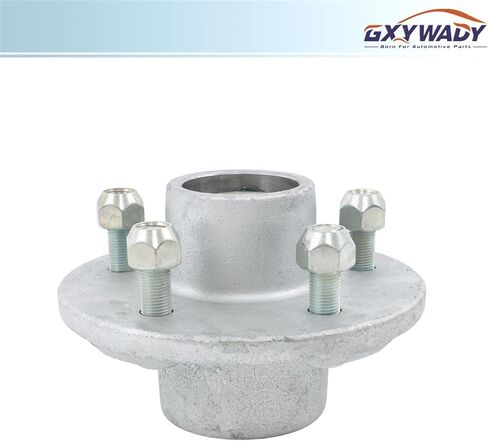 GXYWADY Pre-Assembled 5 on 4.5 Inch Galvanized Trailer Hub Kit Replacement for 3500 lbs 84 Spindle with Trailer Bearing Kit (5 Pieces/Set) in Kuwait