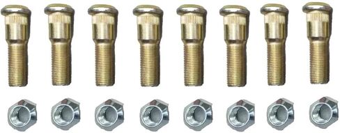 8-Pack 71328-KIT Drive in Trailer Hub Stud w/Nuts 9/16-18 x 2-5/16 7-132 Dexter in Kuwait