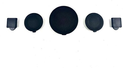 Rear Step Bumper Sealed Caps 5 pc Kit - fits Toyota Tacoma (2000-2015) (vehicle without factory tow package) in Kuwait
