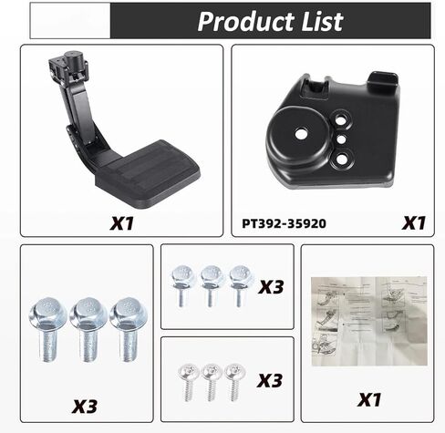 PT392-35920 Tailgate Bed Folding Truck Step Retractable Bumper Assembly Kit Fits Toyota Tacoma 2024 2025 in Kuwait