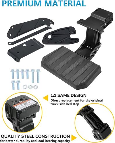 VPC3Z-17A958-D Truck Bed Side Step Retractable Truck Cab Side Steps for Ford F250 F350 Super Duty 2023 2024 2025 2026 Driver Side Mounting Bedstep in Kuwait