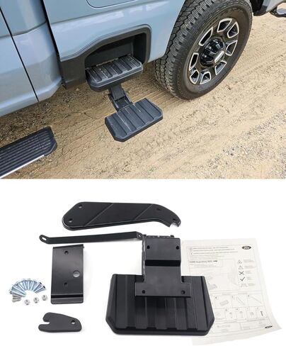 VPC3Z-17A958-D Truck Bed Side Step Retractable Truck Cab Side Steps for Ford F250 F350 Super Duty 2023 2024 2025 2026 Driver Side Mounting Bedstep in Kuwait