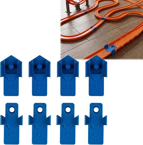 Compatible with hot Wheels Track connectors to Snap Track Connector Adapter Kit, 8-Pack to Link Classic for Hot Wheels Tracks with New Speed System in Kuwait
