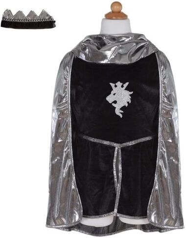 Great Pretenders Silver Knight Tunic Cape & Crown 5/6 Years Dress Up Play in Saudi Arabia