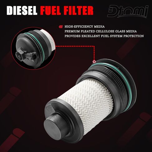فلتر الوقود، محرك الديزل Powerstroke متوافق مع Ford Vehicle F150 2018 2019 2020 2021 3.0L EcoDiesel استبدال # FD4627 FD-4627 JL3Z9N184A in Kuwait