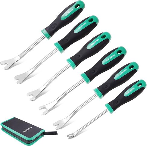6 Piece Auto Trim Panel Removal Tool Set with Soft Grip,Car Upholstery Removal Kit with Storage Bag in Kuwait