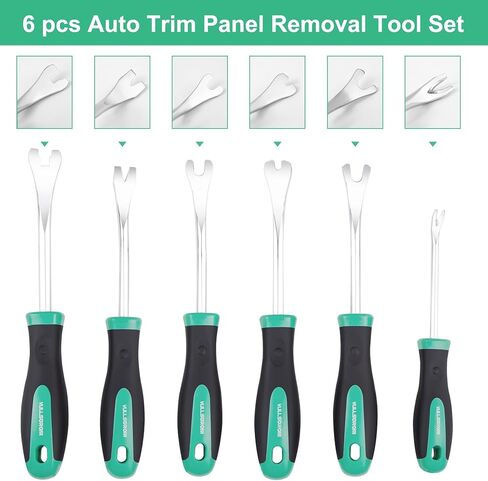 6 Piece Auto Trim Panel Removal Tool Set with Soft Grip,Car Upholstery Removal Kit with Storage Bag in Kuwait