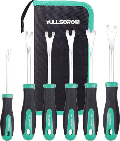 6 Piece Auto Trim Panel Removal Tool Set with Soft Grip,Car Upholstery Removal Kit with Storage Bag in Kuwait