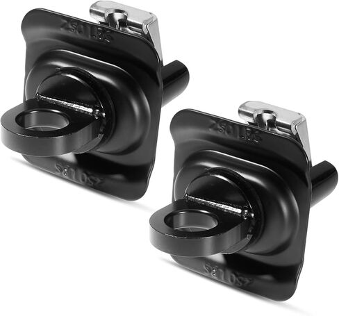 Truck Bed Tie Down Anchors Compatible with 2014-2025 Chevy Silverado GMC Sierra 2015-2025 Chevy Colorado GMC Canyon Truck Bed Tie Downs - 4PCS Replacement Accessories 23146899 in Saudi Arabia