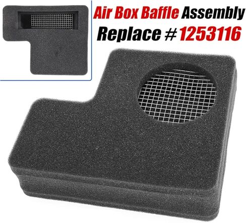 Air Box Baffle Assembly 1253116 Compatible With Polaris 1993-1999 Indy Trail Classic RMK SKS in Kuwait