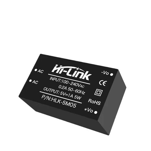 2 قطعة/الوحدة HLK-5M05 AC-DC 220 فولت إلى 5 فولت 5 واط معزولة إمدادات الطاقة أتمتة المنزل وحدة الطاقة in Kuwait