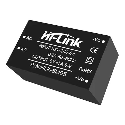 2 قطعة/الوحدة HLK-5M05 AC-DC 220 فولت إلى 5 فولت 5 واط معزولة إمدادات الطاقة أتمتة المنزل وحدة الطاقة in Kuwait