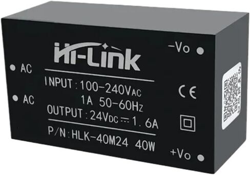 220V to 24V 40W AC/DC Power Supply Module Step Down Converter Low Power Consumption Isolation HLK-40M24 in Kuwait
