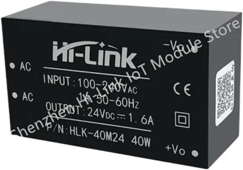 2pcs/Lot HLK-40M24 220V to 24V 40W AC DC Power Supply Module Low Power Consumption Isolation in Kuwait