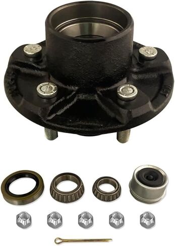 5 Lug Trailer Idler Hub Kit 5 on 5.5 for 3500 lbs Axle 5x5.5 (Pack 2) in Kuwait