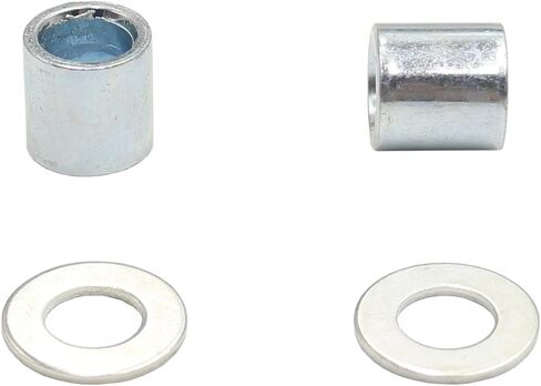 3/8 "ID 10 مم Motorycle Wheel Hub المحور/الفواصل الترباس 10 مم / 15 مم / 20 مم / 25 مم - زوج للدراجة العتيقة محور العجلة الحرة دراجة الترباس الجوز (10 مم) in Kuwait