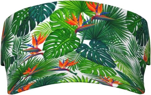 Hawaii Hawaiian Floral Visor Hat, Fashion Sports Sun Visor Hat, Adjustable Golf Hats for Women Men in Saudi Arabia
