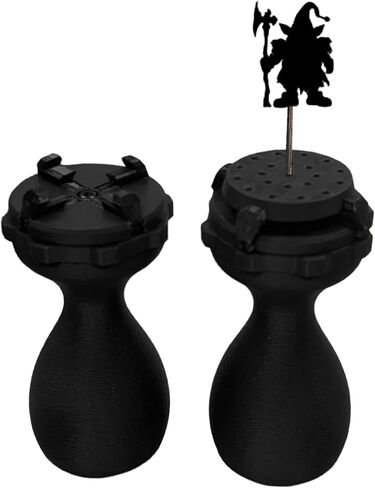 2PCS Miniature Painting Handle, Upgraded Four-Claw Clips & Heavy-Duty Material, 360 Rotatable Model Paint Holder for Wargame & DND Figurines, Fits 20-45mm Bases, Ergonomic Hobby Painting Handle in Kuwait