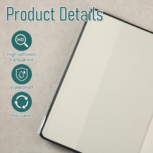 3 Pcs A5 Clear Journal Covers Plastic Book Covers Notebook Cover 12.6 x 8.5 Waterproof Transparent Jelly Planner Cover Plastic Sleeves Fits for Weeks Planners Journal Books Protector in Kuwait