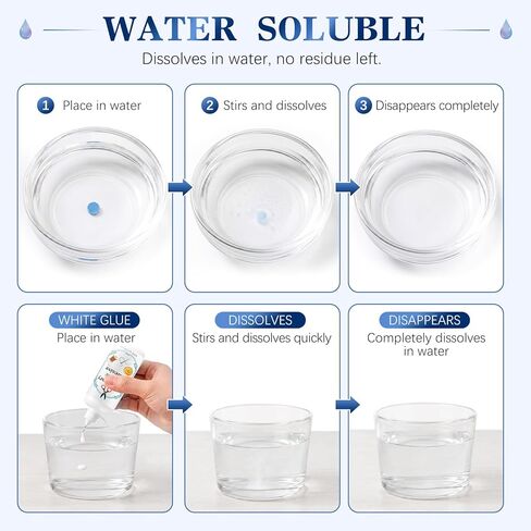 Temporary Fabric Glue Kit, 3.4oz Water Soluble Sewing Adhesive with Disappearing Blue Glue Pen and 2 Refills for Quilting, EPP, Applique, Patchwork and Fabric Basting in Kuwait