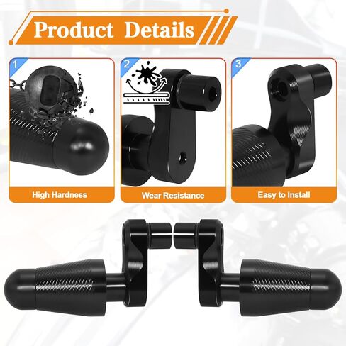 Frame Sliders Engine Guard Fairing Falling Protection for Kawasaki Ninja 400 Z400 Z 400 2018-2025 & Ninja 500 500SE Z500 2024-2025 ABS & Non ABS Models, Black in Kuwait