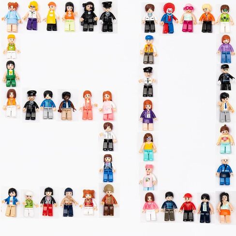 50 قطعة من شخصيات رامدوم الصغيرة من آيسي هيت، لعبة شخصية صغيرة، بناء أشخاص ميني فيج، شخصية عمل، حزمة غامضة (50 شخصية صغيرة عشوائية متضمنة) in Kuwait