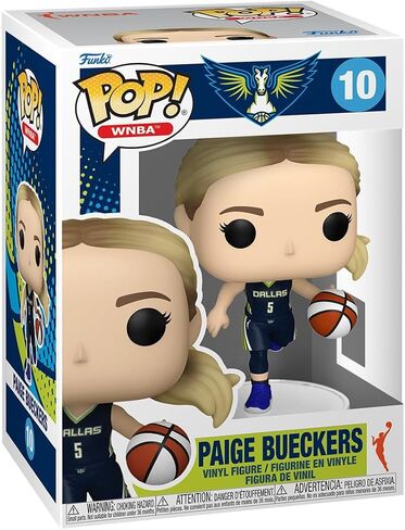فانكو بوب! WNBA: Dallas Wings - Paige Bueckers - شخصية فينيل قابلة للتجميع - فكرة هدية - بضائع رسمية - ألعاب للأطفال والكبار - عشاق الرياضة - شخصية نموذجية لهواة الجمع والعرض in Kuwait