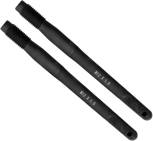 2PCS Car Wheel Alignment Pin, M14 x 1.5 Steel Wheel Lug Bolt Balancing and Guide Tool, Automotive Tire Hanger Rim Stud Alignment Pin Mechanic Tool, Universal for Vehicles in Kuwait