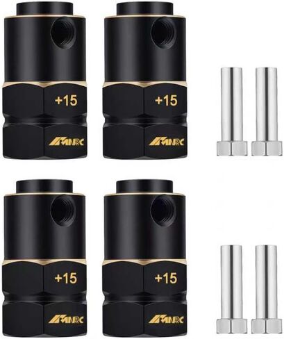 Brass +15MM Wide Extension Length 20mm Wheel Hex Hub Spacers for Axial 1/10 TRX4 Series Upgrades Part in Kuwait