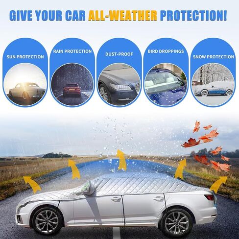 Hail Protector Car Cover SUV Compatible with Toyota RAV4/Honda CR-V/Tesla Model Y, 5 Layers Thicken Padded Hail Protection Blanket in Kuwait