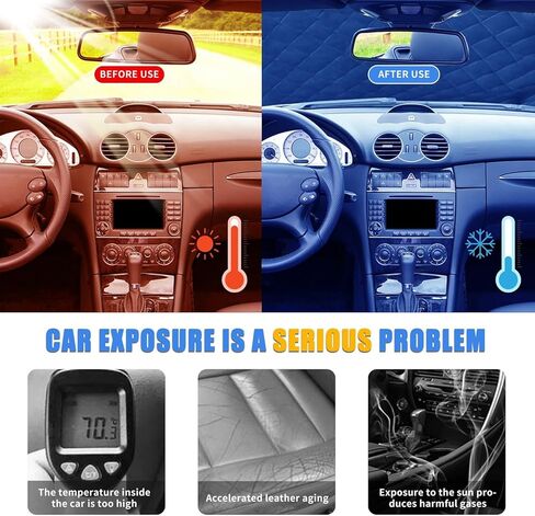 Hail Protector Car Cover SUV Compatible with Toyota RAV4/Honda CR-V/Tesla Model Y, 5 Layers Thicken Padded Hail Protection Blanket in Kuwait