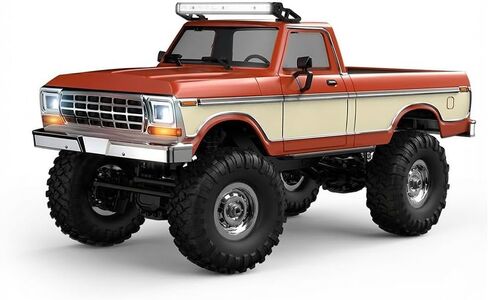 1/16 Scale RC Rock Crawler 4x4 Remote Control Hobby Vehicle for Adult Outdoor/Indoor, 2.4G All Terrain with Metal Chassis, Precision Steering, Adjustable Control (Black) in Kuwait