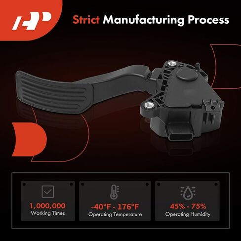 A-Premium Accelerator Pedal with Position Sensor Assembly Compatible with Nissan Versa 2014 2015 2016, Automatic CVT Transmission in Kuwait