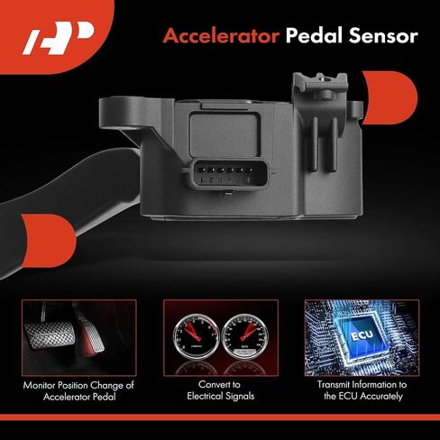 A-Premium Accelerator Pedal with Position Sensor Assembly Compatible with Nissan Versa 2014 2015 2016, Automatic CVT Transmission in Kuwait