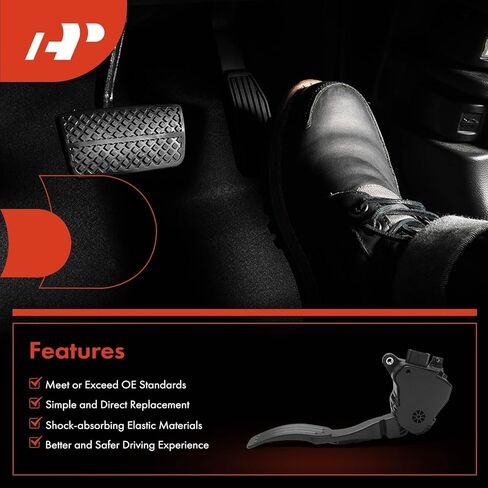 A-Premium Accelerator Pedal with Position Sensor Assembly Compatible with Nissan Versa 2014 2015 2016, Automatic CVT Transmission in Kuwait