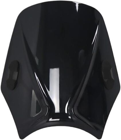 Universal Motorcycle Windshield Windscreen Wind Deflector Round Headlight Compatible with XSR(Black) in Kuwait