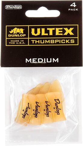 JIM DUNLOP 9072P Ultex® أعواد إبهام، متوسطة، 4/عبوة لاعبين in Saudi Arabia