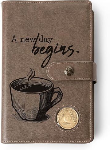 Custom Design AA Big Book & 12 Steps and 12 Traditions Book Set Cover, Alcoholics Anonymous Gifts, Fits 2 Hardcover AA Books, AA Coin Holder in Kuwait