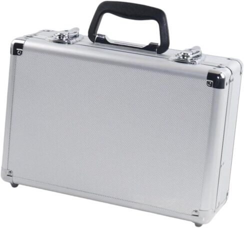 RC Controller Carry Bag Portable Sturdy Case Compression Resistant Anti Slip Handle Thoughtful Interior Organization Suitable for Outdoor, Silver in Kuwait