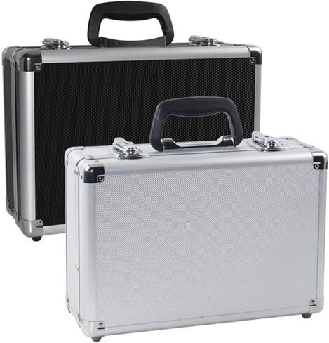 RC Controller Carry Bag Portable Sturdy Case Compression Resistant Anti Slip Handle Thoughtful Interior Organization Suitable for Outdoor, Silver in Kuwait