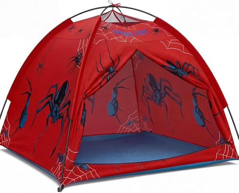 Spider Themed Play Tent for Adults Spider Web Playhouse Indoor Outdoor Games Party Pop up Foldable Tent with Storage Bag Birthday Gifts for Adults in Kuwait
